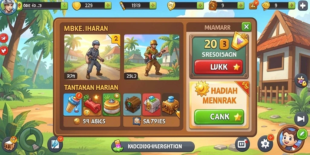 marima77 - Mode permainan beragam untuk tantangan lebih.